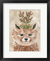 Christmas Fox Framed Print