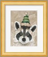 Christmas Raccoon Fine Art Print