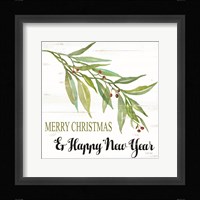 Merry Christmas and Happy New Year Fine Art Print