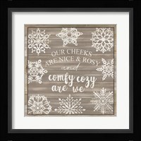 Comfy Cozy Snowflakes Fine Art Print