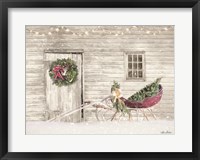 Old Farm Christmas Fine Art Print