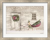 Old Farm Christmas Fine Art Print