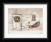 Old Farm Christmas Fine Art Print