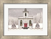 Christmas Church Fine Art Print