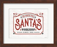 Santa's Workshop Fine Art Print