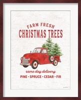 Christmas Trees Delivery Truck Fine Art Print