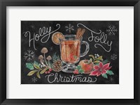 Christmas Chalk VII Framed Print