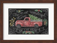 Christmas Chalk V Fine Art Print