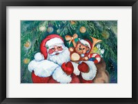 Jolly Santa Fine Art Print