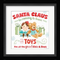 Santa Signs III Fine Art Print