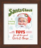 Santa Signs II Fine Art Print