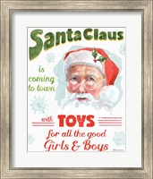 Santa Signs II Fine Art Print