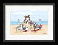 Patriotic Paws I Framed Print