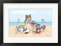 Patriotic Paws I Framed Print