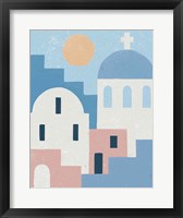 Santorini Summer I Framed Print