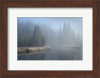 Grand Teton Lake Fog Fine Art Print