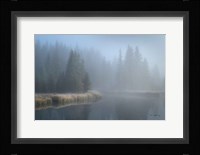 Grand Teton Lake Fog Fine Art Print