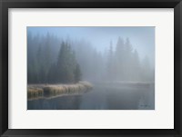 Grand Teton Lake Fog Fine Art Print