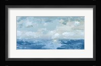 Silver Blue Sea Fine Art Print