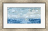 Silver Blue Sea Fine Art Print