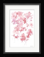 Cascading Petals II Pink Framed Print