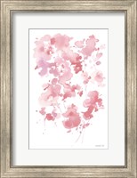 Cascading Petals II Pink Fine Art Print