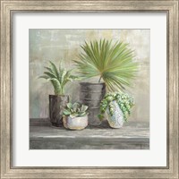 Indoor Garden Gray Fine Art Print