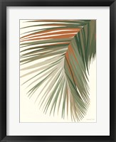 Retro Big Leaf II Reversed Framed Print