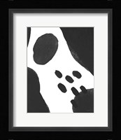 Abstract Tidepool II Black Fine Art Print