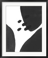 Abstract Tidepool I Black Fine Art Print