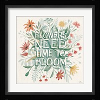 Wildflower Vibes V Framed Print