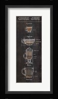Coffee Guide Panel I Fine Art Print