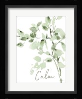 Cascading Branches II Calm Framed Print