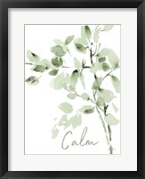 Cascading Branches II Calm Framed Print