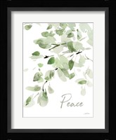 Cascading Branches I Peace Framed Print