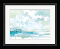 Ocean Dreaming Pale Blue Fine Art Print