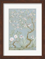 Spring Mural I Blue Fine Art Print