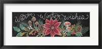 Christmas Chalk Winter Wishes Fine Art Print