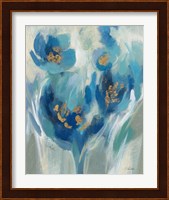 Blue Fairy Tale Floral II Fine Art Print