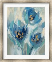 Blue Fairy Tale Floral I Fine Art Print