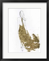 Gold Dress II Fine Art Print