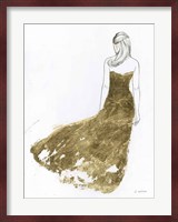 Gold Dress I Fine Art Print