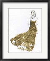 Gold Dress I Fine Art Print