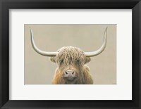 Highland Cow Neutral Fine Art Print