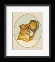 Dog with Hat I Fine Art Print