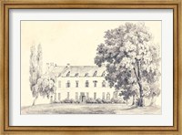 Country House Sketch Fine Art Print