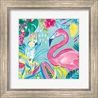 Fruity Flamingos III Fine Art Print