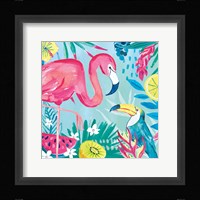 Fruity Flamingos II Fine Art Print