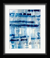 Indigo Stripes No. 1 Framed Print