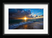 Sunrise Over Miami Beach Framed Print